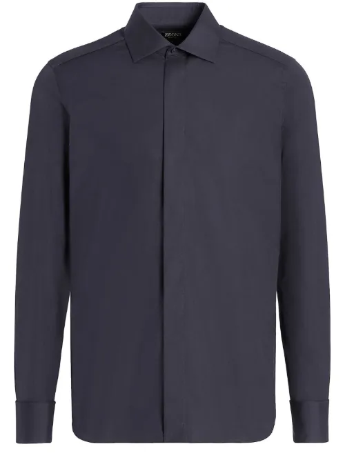 Zegna Trofeo silk shirt - Bleu - Zegna - Modalova