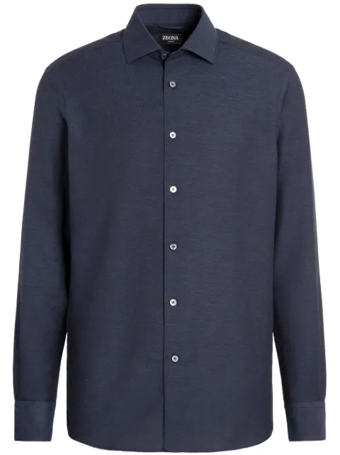 Zegna Cashco cotton-blend shirt