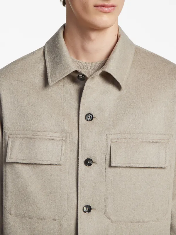 Zegna Alba Oasi Cashmere Overshirt - Farfetch