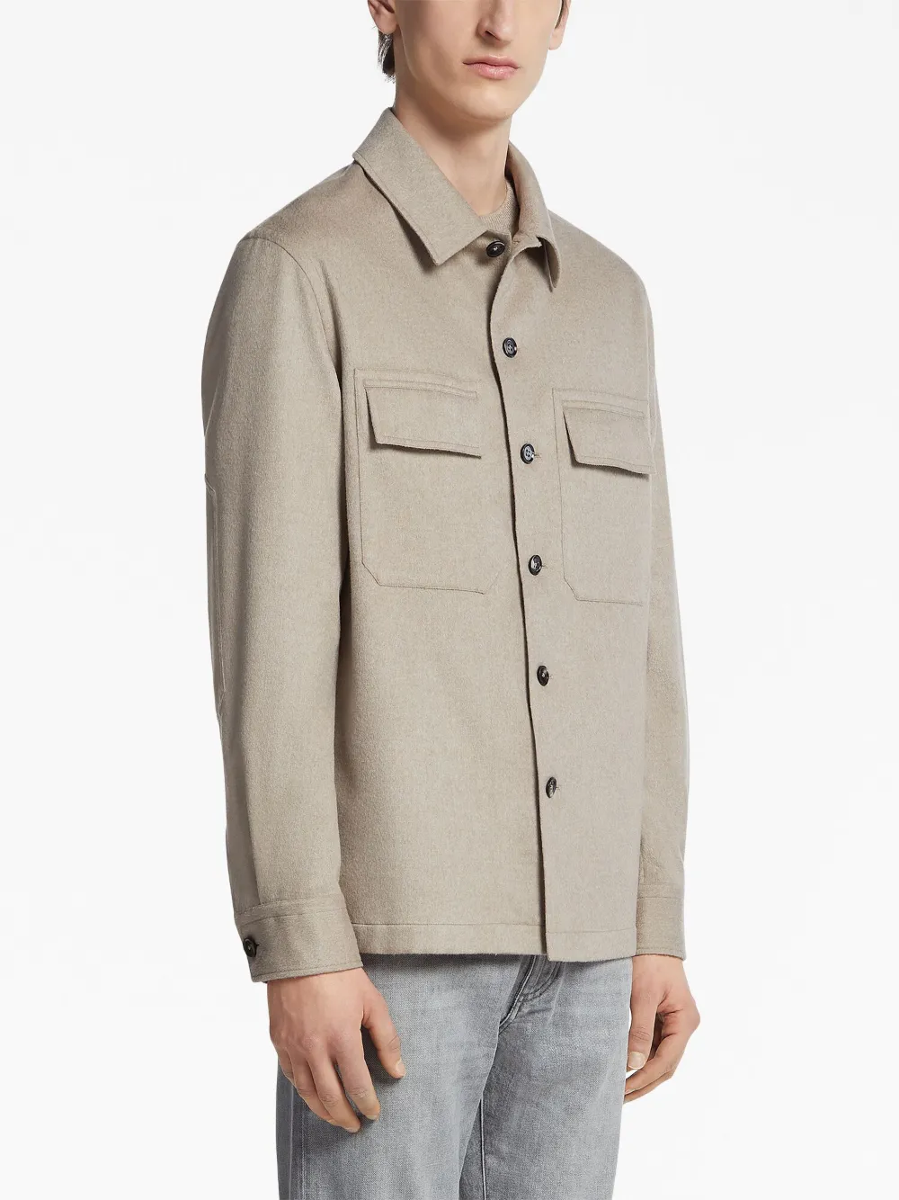 Alba Oasi cashmere overshirt