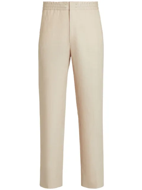 Zegna linen track pants