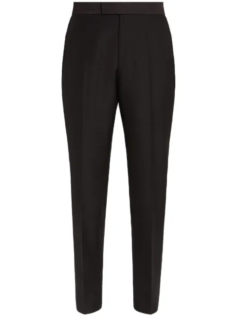 Zegna wool-mohair tailored trousers