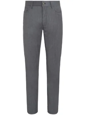 Ermenegildo Zegna チャコールグレー　A7サイズ Ermenegildo Zegna Grey Micro-Pattern Roma Suit