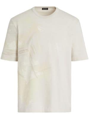 ZEGNA Cotton-Piqué T-Shirt for Men