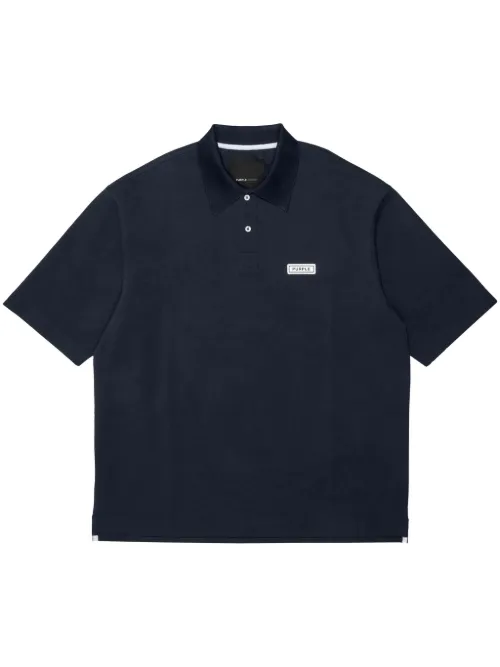 Polo à patch logo - Purple Brand - Modalova