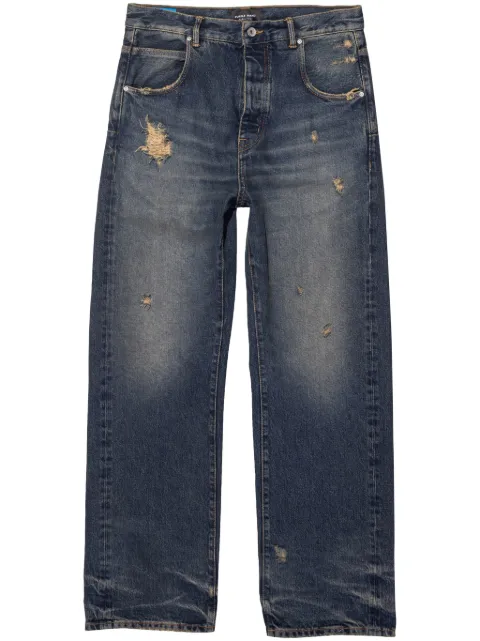 Purple Brand jean ample P018 à effet usé