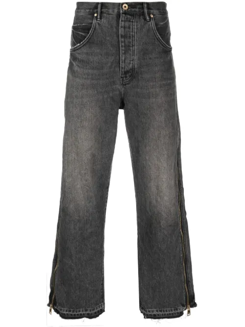 Jean P018 ample à détails de zips - Purple Brand - Modalova