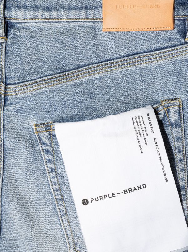 Purple Brand P001 low-rise slim-leg Jeans - Farfetch