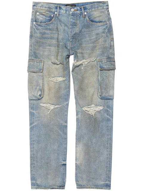 Purple Brand ripped cargo jeans 