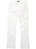 Purple Brand P004 cargo flared jeans - White