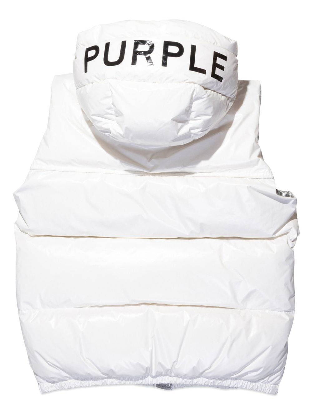 Purple Brand Bodywarmer met logoprint Wit