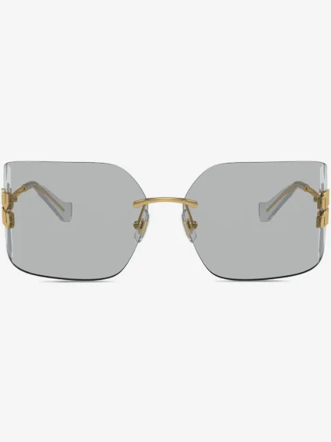 Miu Miu Eyewear lentes de sol Runway sin armazón