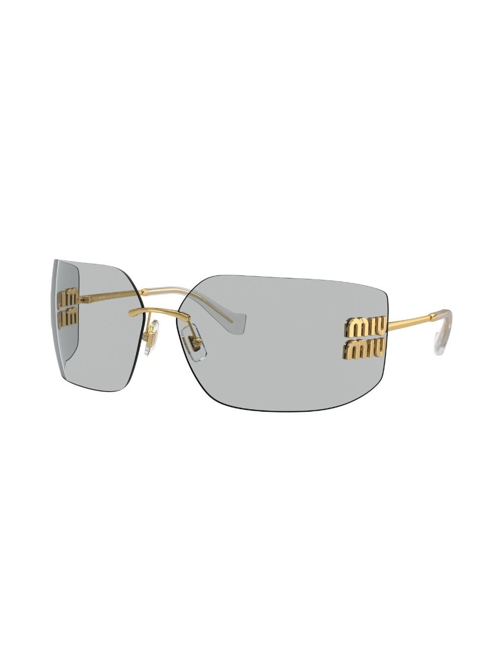 Miu Miu Eyewear Runway Frameless Sunglasses - Farfetch