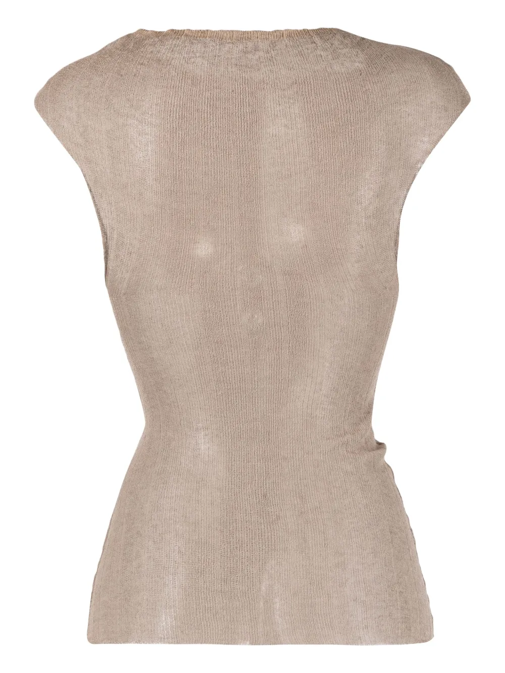 Paloma Wool Top met V-hals - Beige