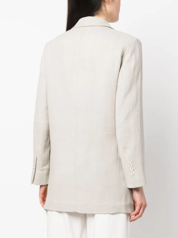 【関税&送料込】Max Mara Giacca Adelchi MAX MARA Adelchi linen blazer | NET-A-PORTER