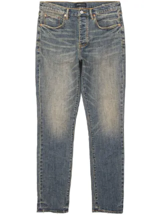Purple Brand ウォッシュド ストレートジーンズ | ブルー | FARFETCH JP
