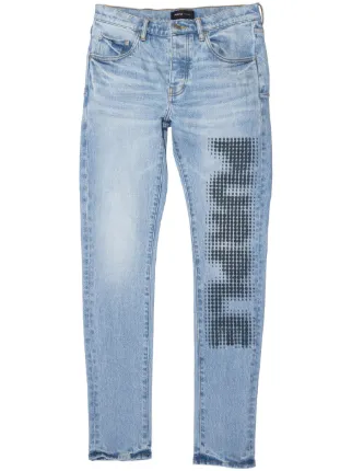 Purple Brand Hickory Overdye Skinny Jeans Antracite [P001