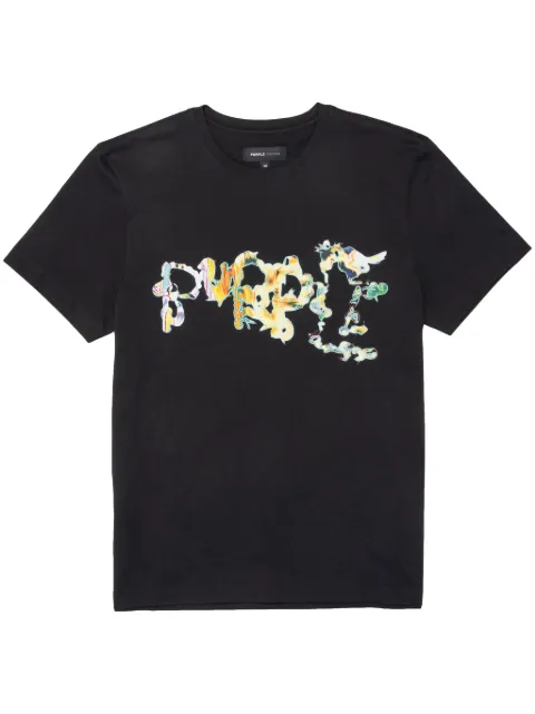 Purple Brand T-Shirt mit Logo-Print