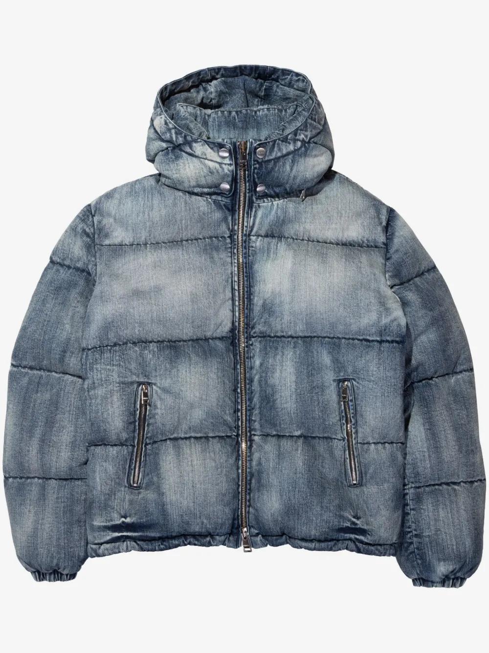 Purple Brand フーデッド パデッドデニムジャケット | ブルー | Image 1