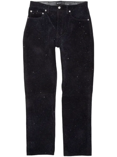 Pantalon en cuir à coupe droite - Purple Brand - Modalova