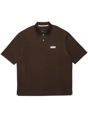 Purple Brand logo patch Piqu Polo Shirt Farfetch