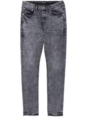 Purple Brand monogram-embroidered Slim Jeans - Farfetch