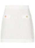 Michael Michael Kors logo-jacquard mini skirt - Neutrals