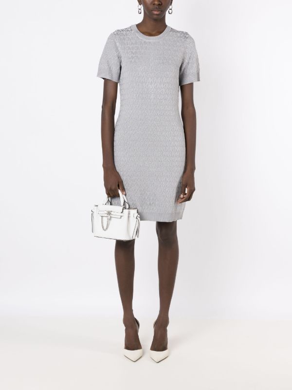 Michael kors deals shirt dress silver