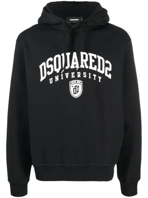 DSQUARED2 logo-print cotton hoodie Men