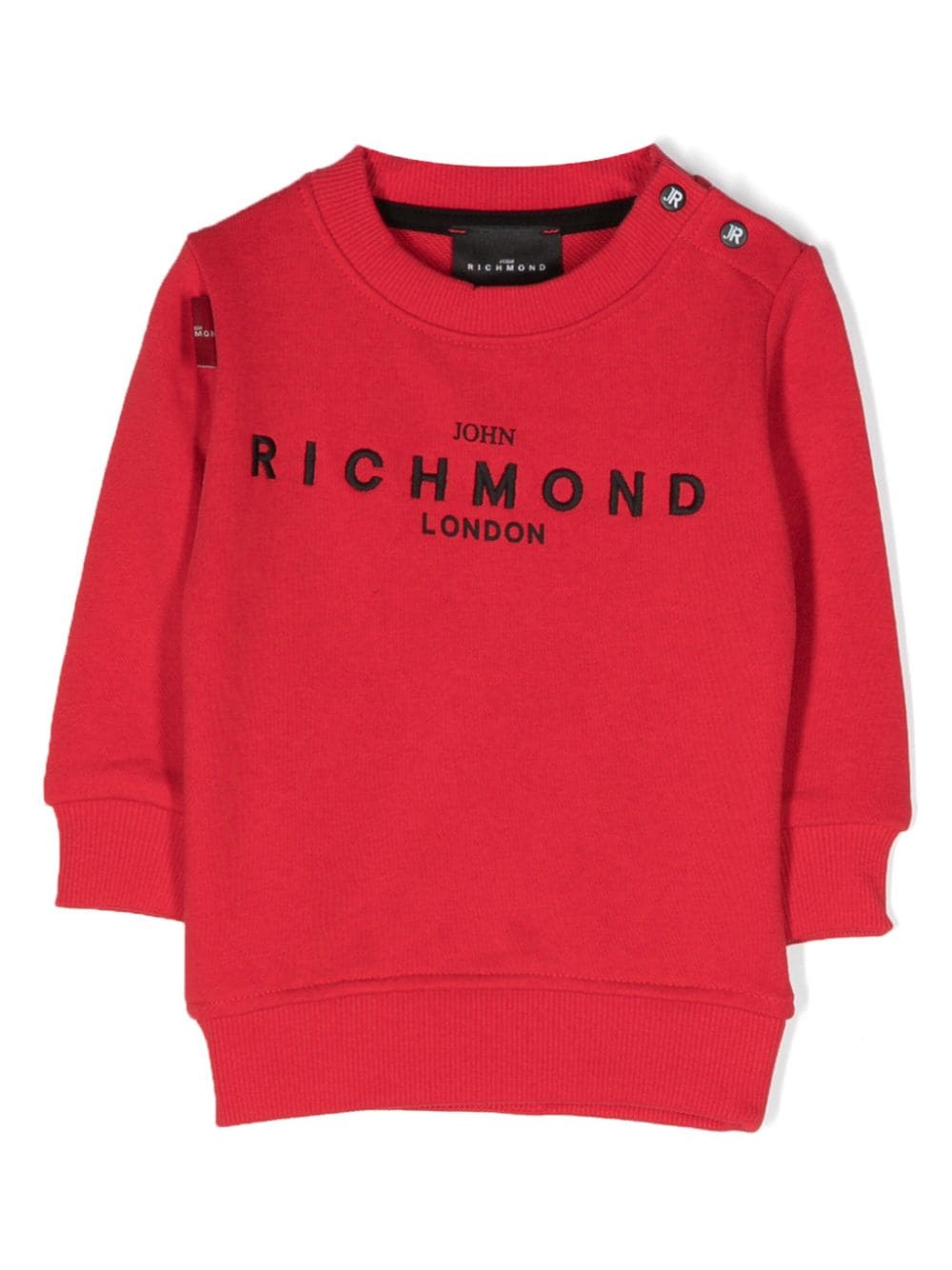 John Richmond Junior Babies' Logo-embroidered Long-sleeve Sweatshirt In Rot
