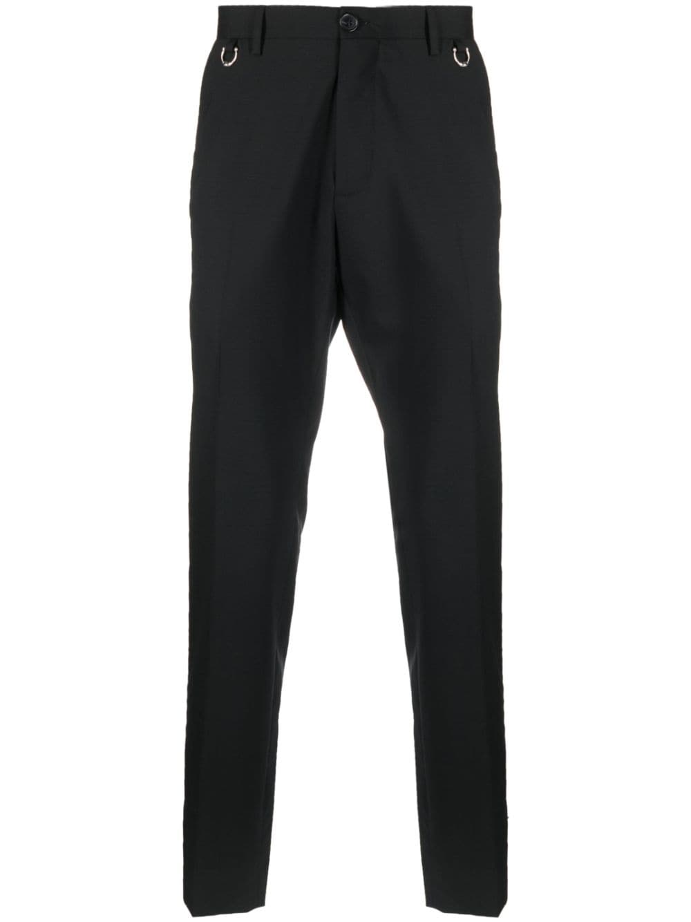 Shop John Richmond Mendel Slim-cut Trousers In Black