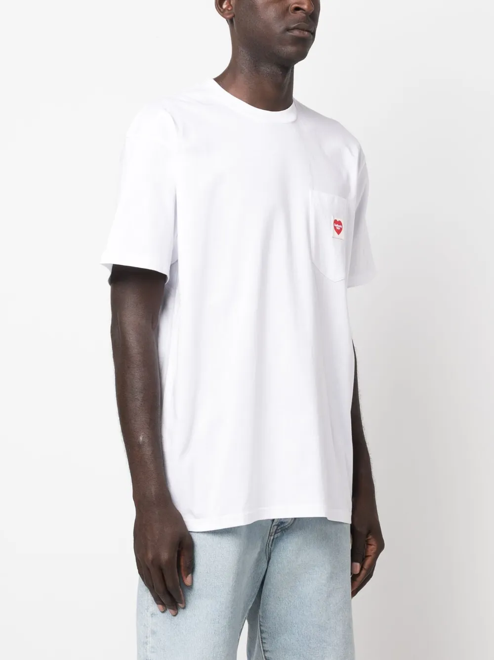 Carhartt Pocket Heart T-shirt In Weiss