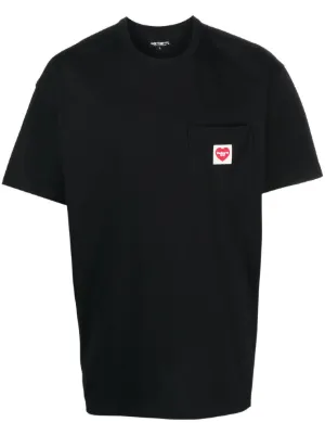 AMI Paris Ami De Coeur T-shirt | Black | FARFETCH