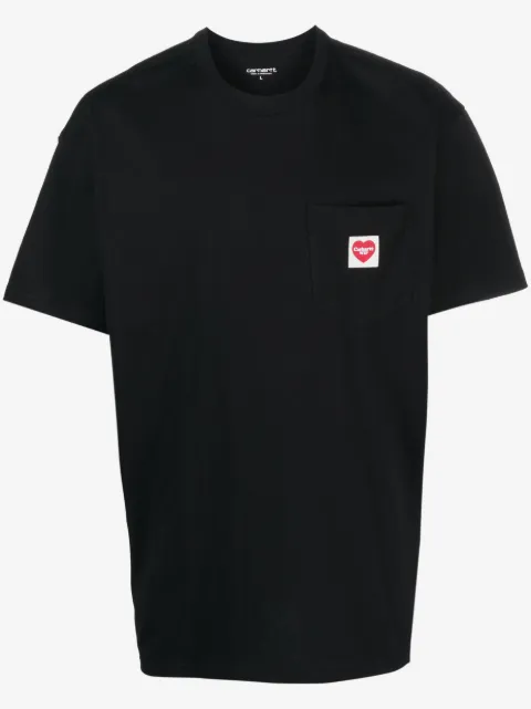 Carhartt WIP Camiseta com patch de logo