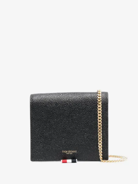 Thom Browne pebbled bi-fold wallet