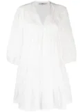 b+ab flared short dress - White