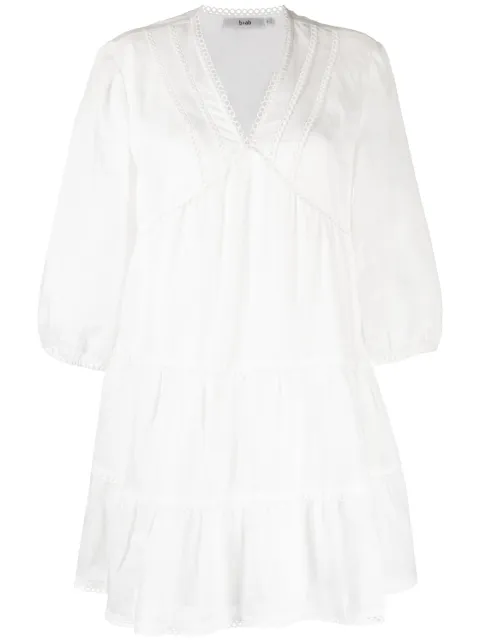 b+ab flared short dress