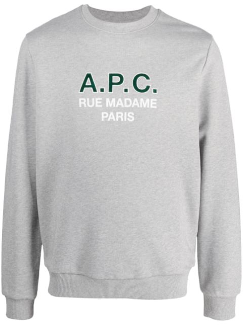 A.P.C. Madame logo-print cotton sweatshirt Men