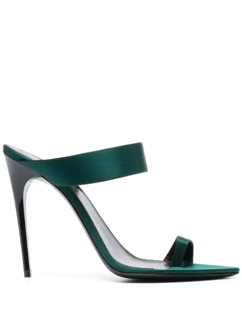 Saint Laurent Martha satijnen muiltjes