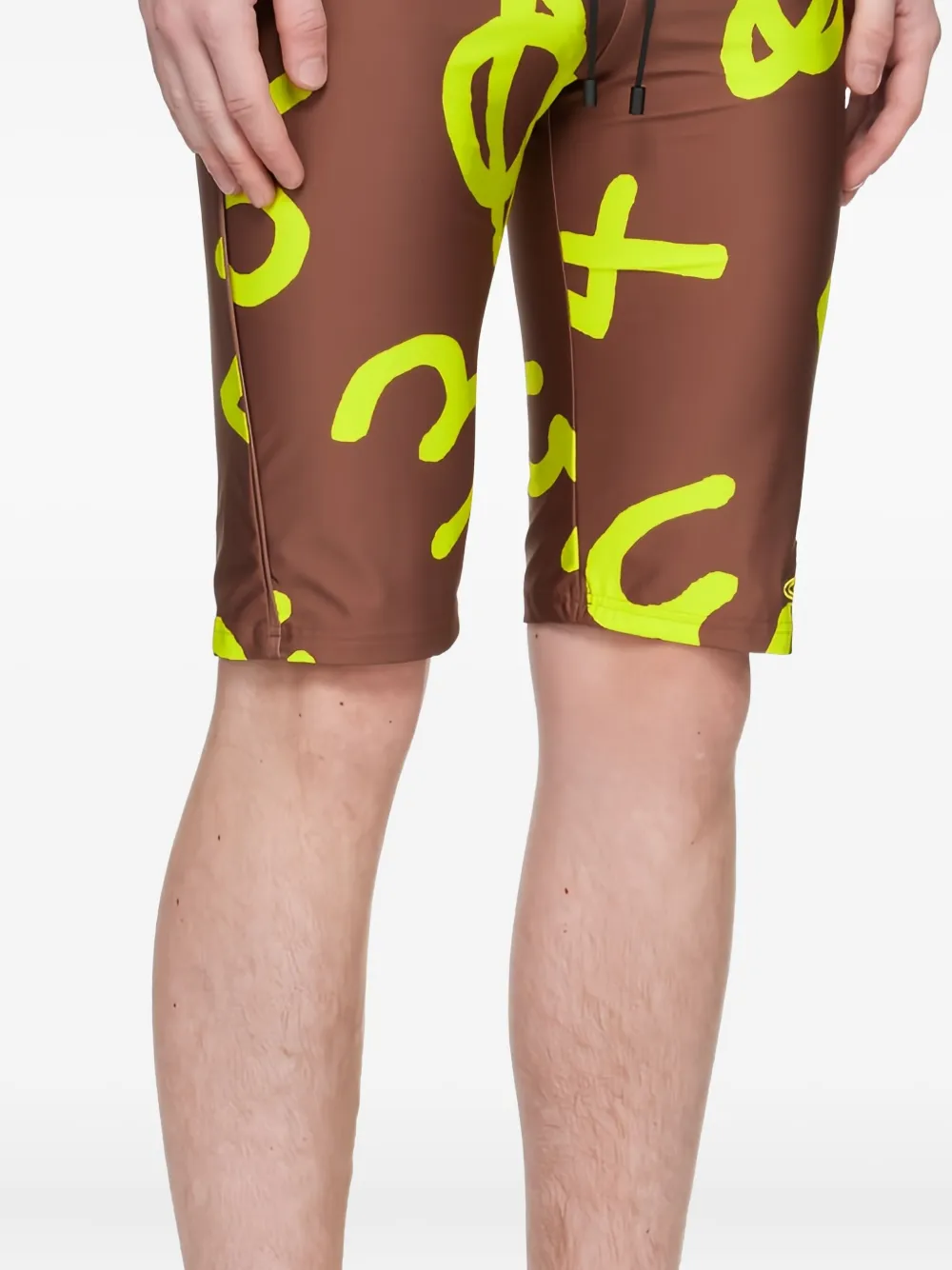Vivienne Westwood Zwembroek met nummer-print Bruin