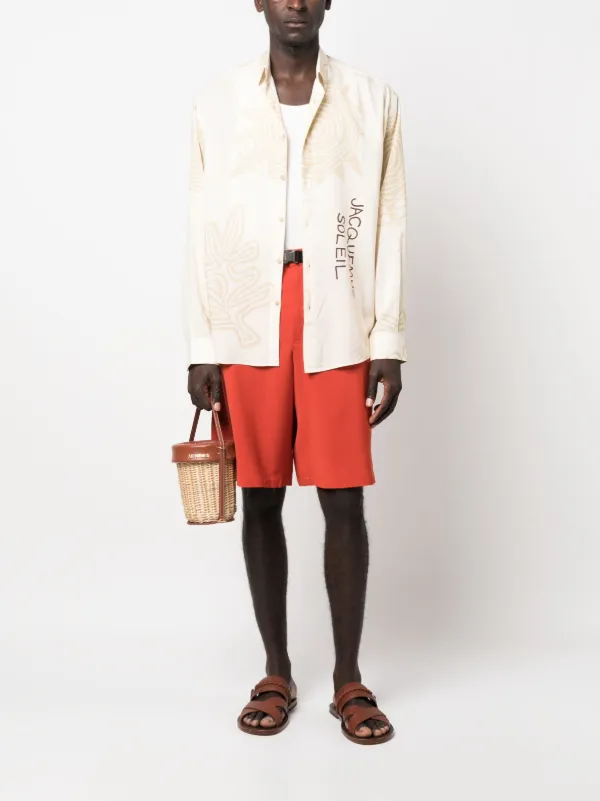 【JACQUEMUS】Le Areia Shorts/追跡+関税+全国送料込み Jacquemus Le Short Areia Shorts | Neutrals | FARFETCH