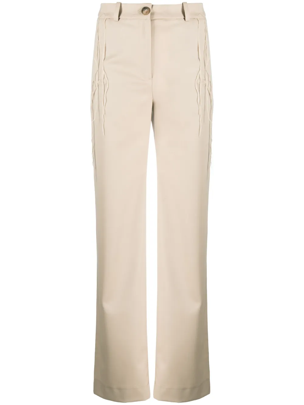 Julius straight-leg wool trousers