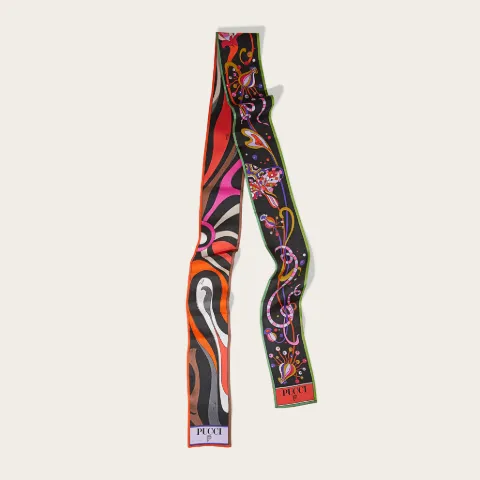 Fungo And Marmo-Print Silk-Twill Scarf