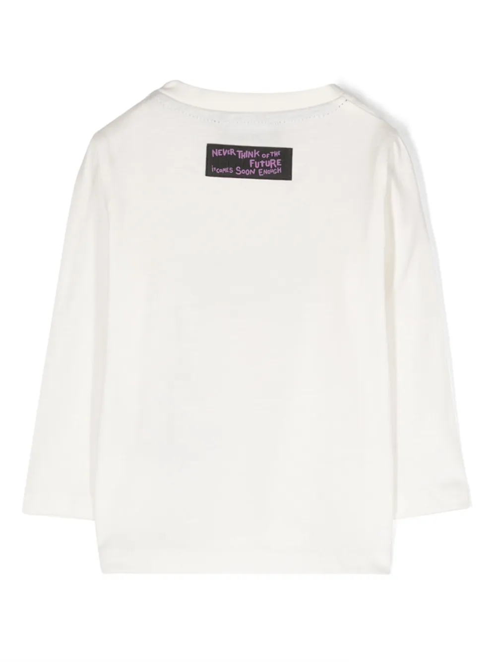 John Richmond Junior T-shirt met logoprint - Wit