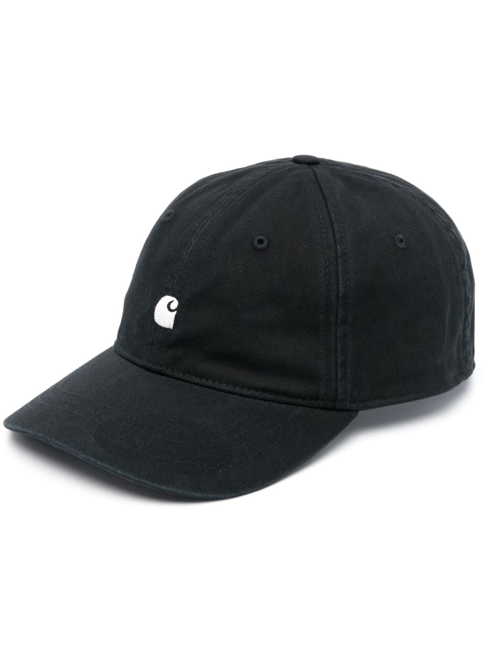 carhartt wip casquette en coton à logo brodé - noir