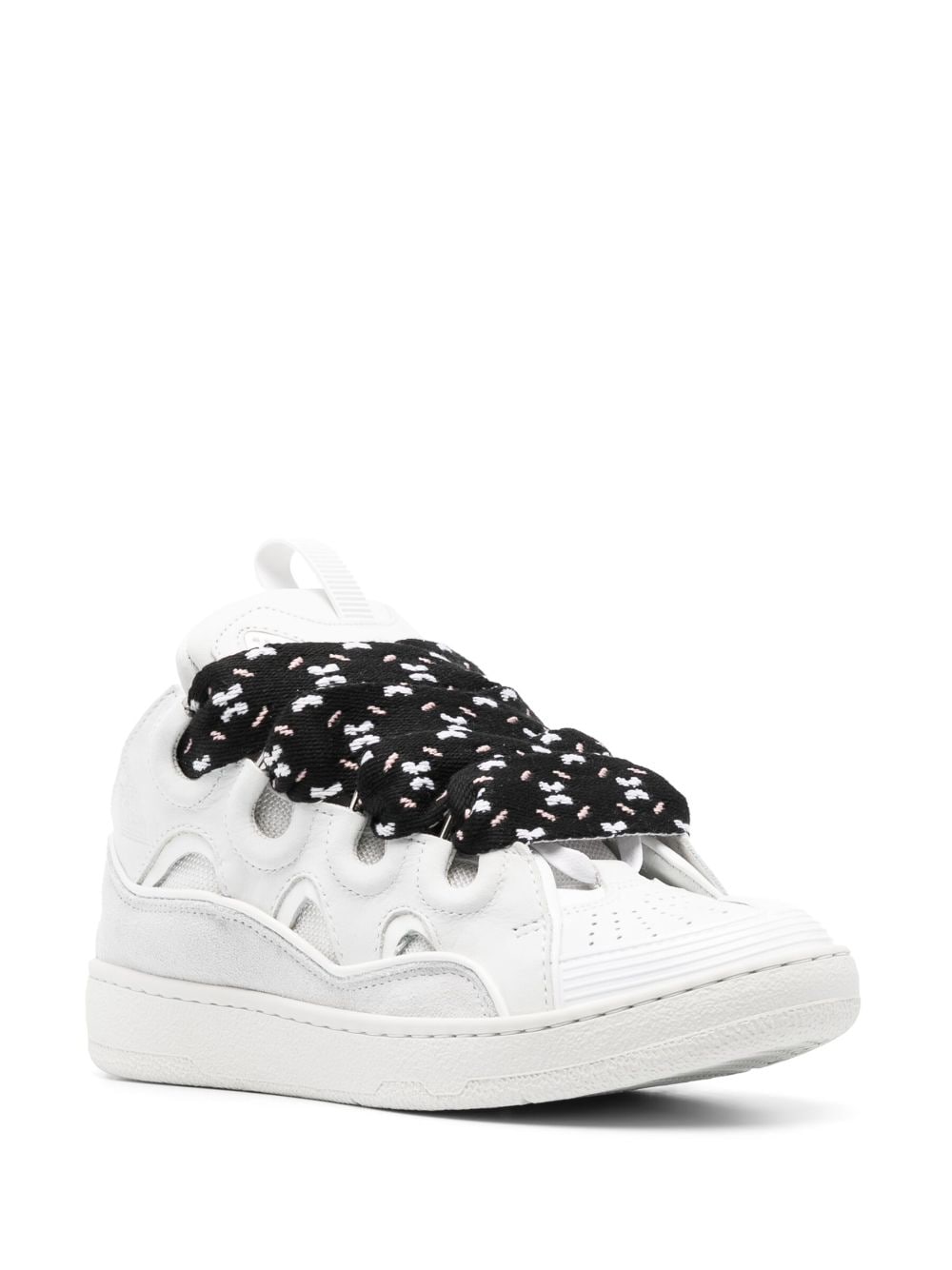 Lanvin Curb chunky lace-up sneakers - Wit