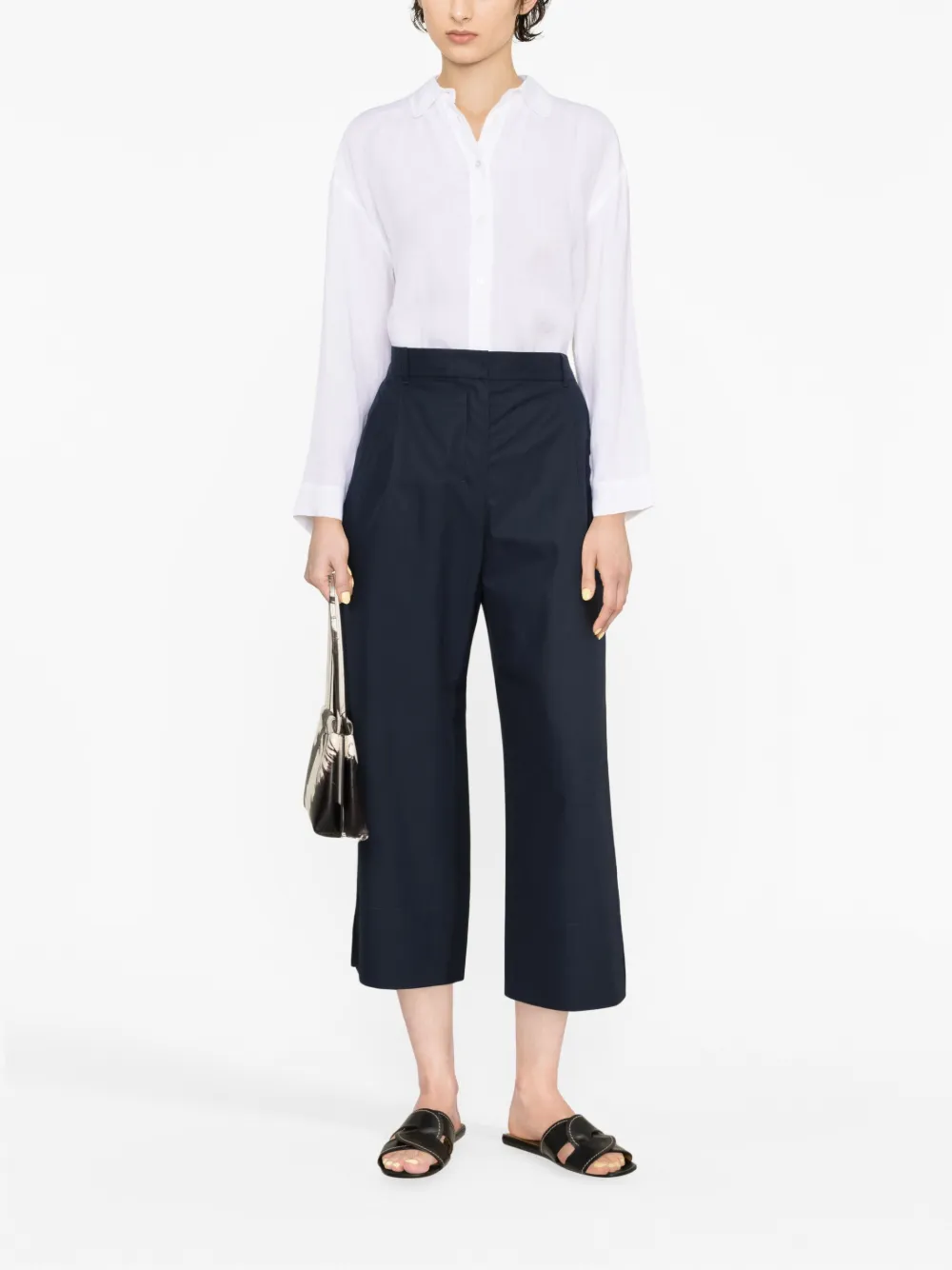 'S Max Mara Cropped broek - Blauw