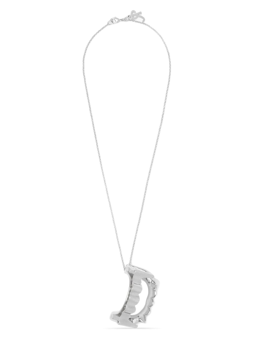 Raf Simons engraved-logo Plaque Necklace