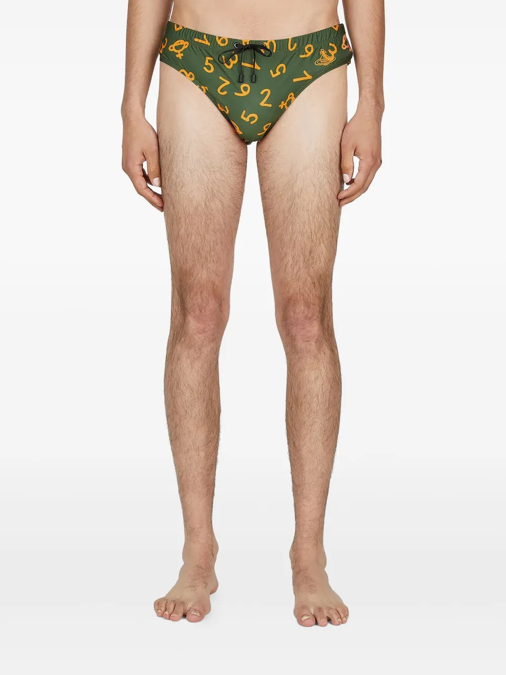 Vivienne Westwood Zwembroek met nummerprint Groen