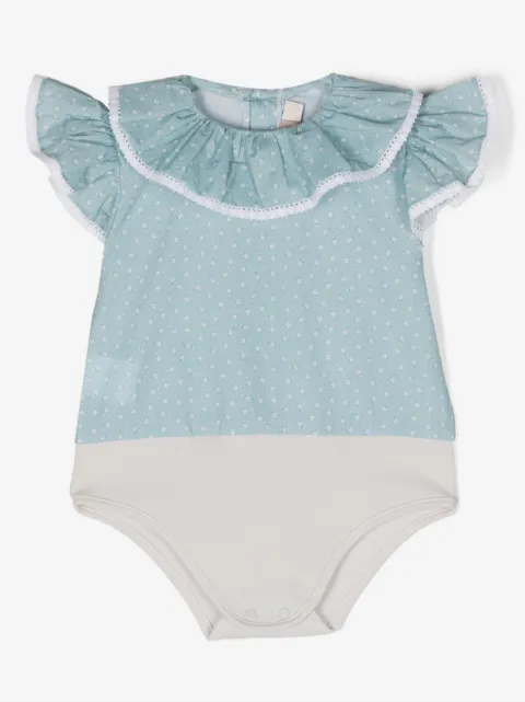 La Stupenderia floral-print cotton bodysuit